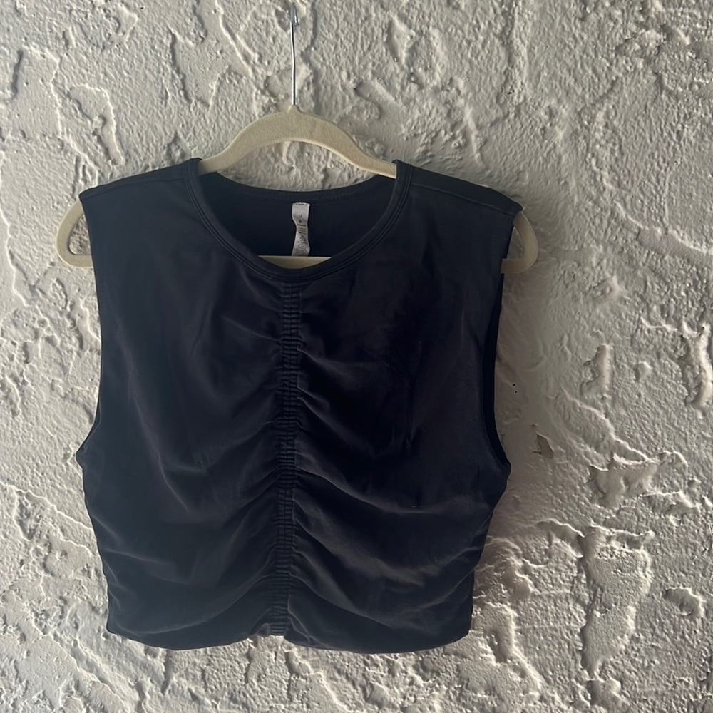 Lululemon Gray Crop Top